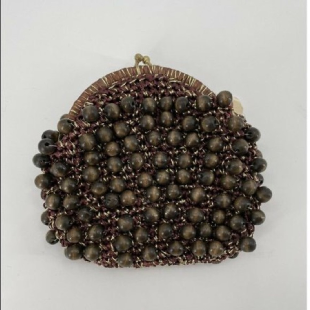 Felix Rey Wood Bead Evening Bag